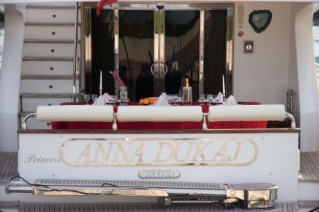 Princess Anna Dukaj aft deck